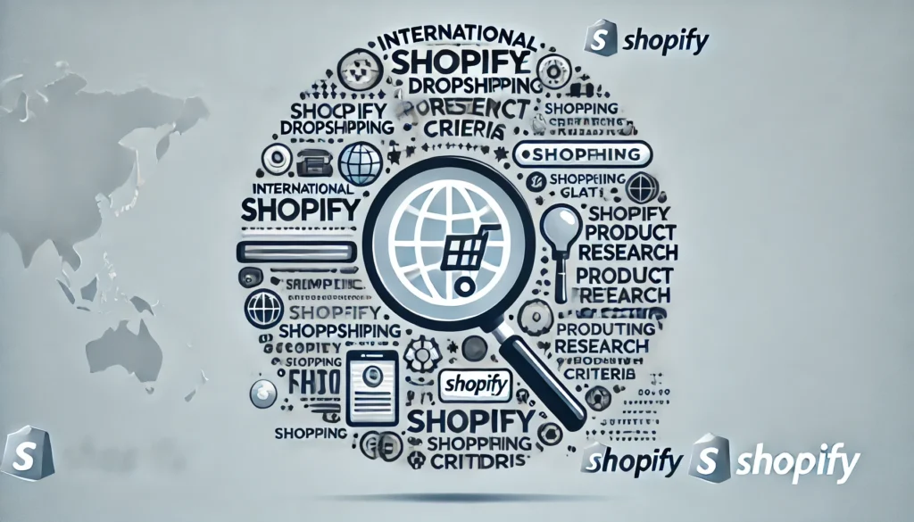 Best shopify international dropshipping prosuct research criteria